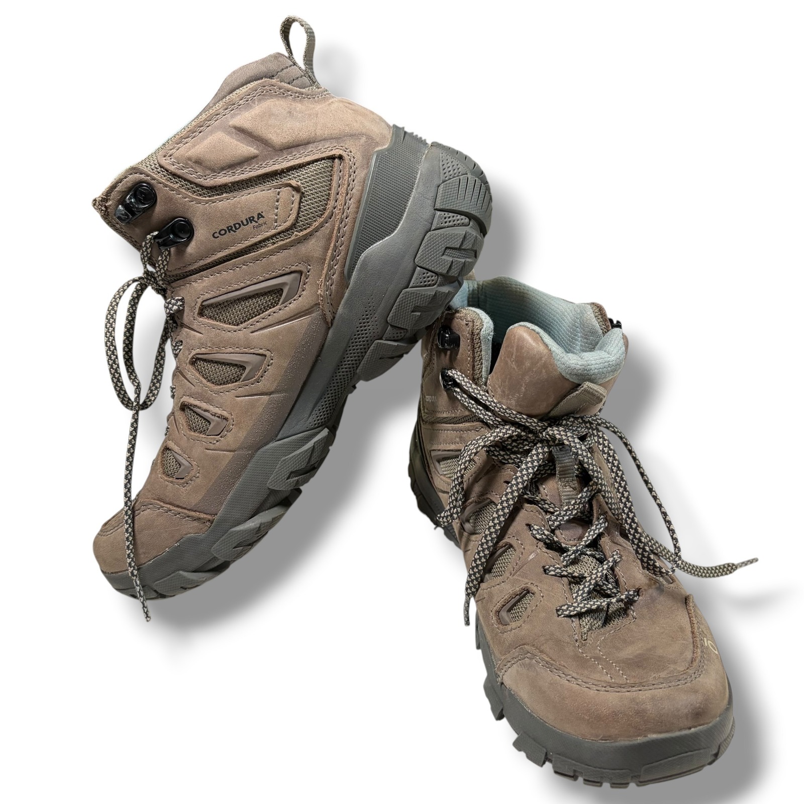 Oboz Bridger Mid B-Dry Hiking Boots 8 Brown Waterproof Leather Cordura Trail